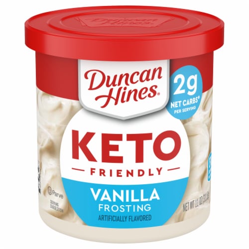 Duncan Hines® Keto Friendly Vanilla Frosting Perspective: front