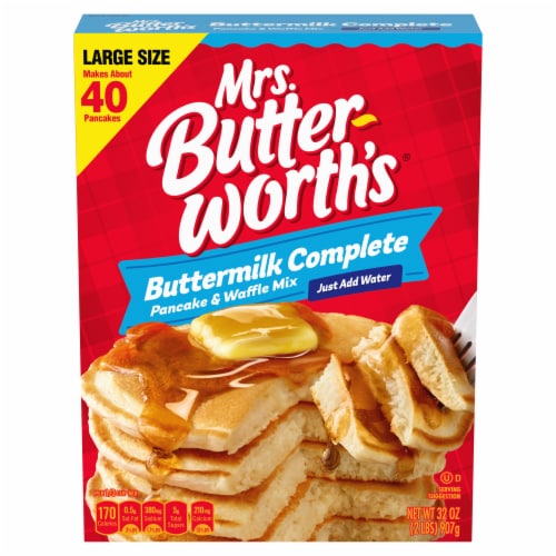 Mrs. Butterworth's® Buttermilk Complete Pancake and Waffle Mix Perspective: front