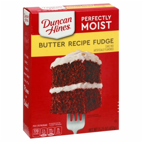 Duncan Hines® Classic Butter Recipe Fudge Cake Mix Perspective: front