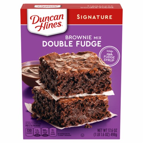 Duncan Hines Signature Double Fudge Brownie Mix Perspective: front