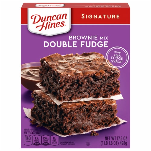 Duncan Hines Decadent Double Fudge Brownie Mix Perspective: front