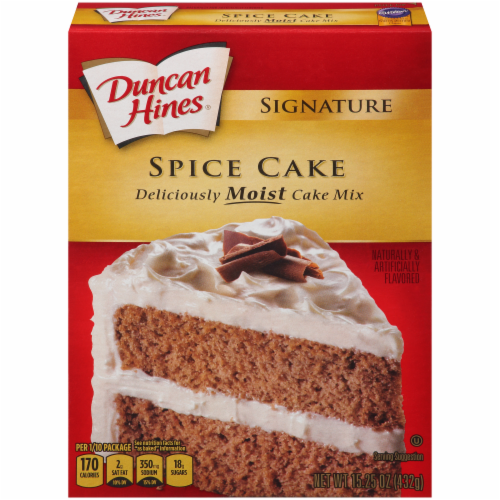 Duncan Hines Signature Spice Cake Mix Perspective: front