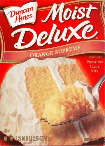 Duncan Hines Orange Supreme Cake Mix Perspective: front