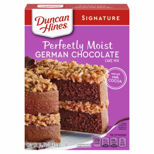 Duncan Hines Signature German Chocolate Cake Mix Perspective: front