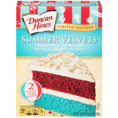 Duncan Hines Summer Velvets Cake Mix Perspective: front