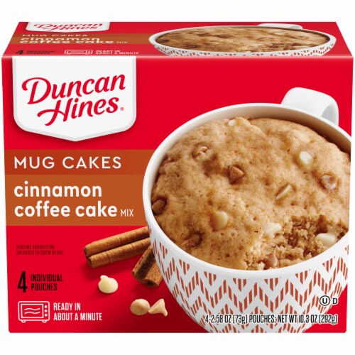 Duncan Hines Mug Cakes Cinnamon Coffee Cake Mix 4 ct 2.58 oz