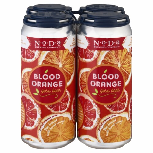 NoDa Brewing Company® Blood Orange Gose Beer Perspective: front