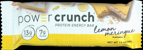 Power Crunch® Lemon Meringue Protein Energy Bar Perspective: front