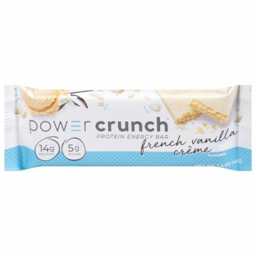 Power Crunch® French Vanilla Creme Protein Energy Bars Perspective: front