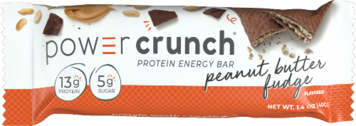 Power Crunch® Peanut Butter Fudge Protein Energy Bars Perspective: front