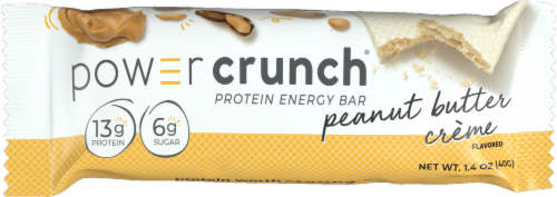 Power Crunch® Peanut Butter Creme Protein Energy Bar Perspective: front