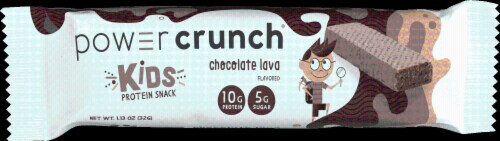 Power Crunch® Kids Snap Stick Chocolate Lava Protein Snack Perspective: front