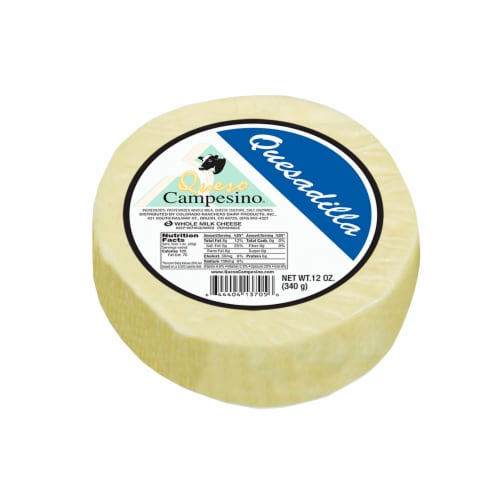Queso Campesino® Quesadilla Wheel Cheese Perspective: front