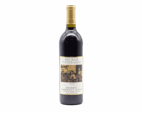Becker Vineyards Texas Reserve Cabernet-Syrah Perspective: front