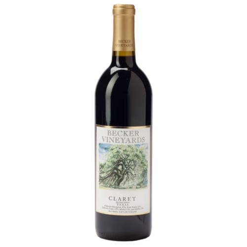 Becker Vineyards Claret Perspective: front