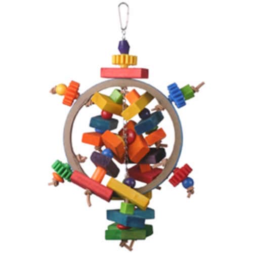 A&E Cage HB01418 16.5 x 9.5 in. Dream Catcher Toy Perspective: front