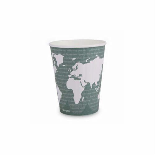World Art Renewable and Compostable Insulated Hot Cups, PLA, 12 oz, 40/Packs, 15 Packs/Carton World Art Renewable and Compostable Insulated Hot Cups, PLA, 12 oz, 40/Packs, 15 Packs/Carton