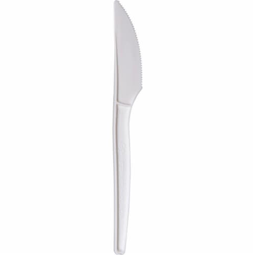 WNA EcoSense Renewable Plant Starch Cutlery, Knife, 7 , 50/Pack EPS001 Perspective: front