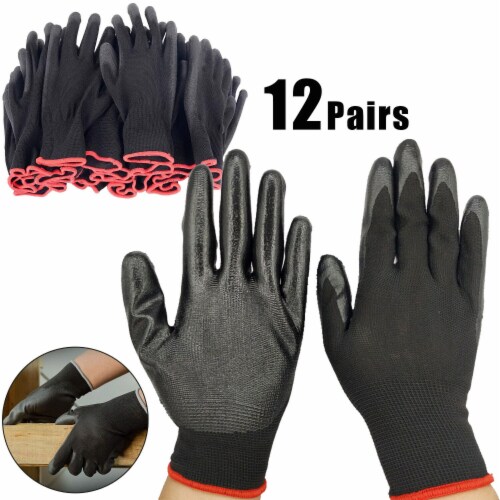 Kitcheniva Work Gloves Ultra-Thin Unisex 12 Pairs, 12 Pairs