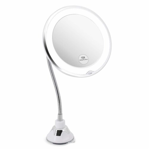 Kitcheniva 10X Gooseneck Magnifying Makeup Mirror 1 count Gerbes Super Markets