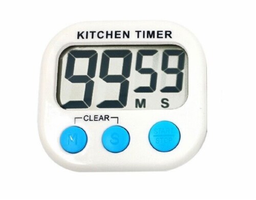 Kitcheniva Magnetic Digital Cooking Timer White, 1 Pcs - Kroger