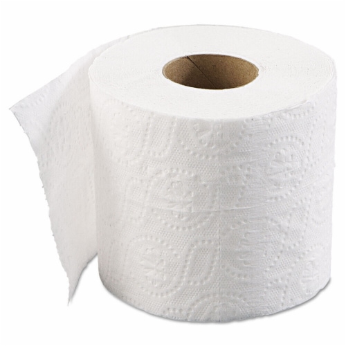 Boardwalk 2-Ply Toilet Tissue 500 Sheets/Roll 96 Rolls/Carton Perspective: front