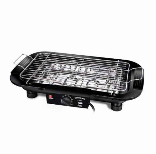 MegaChef Reversible Indoor Grill and Griddle with Removable Glass Lid 