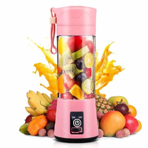 Kitcheniva 380ML Portable Personal Mini Juicer Cup USB Pink Pink Smith s Food and Drug