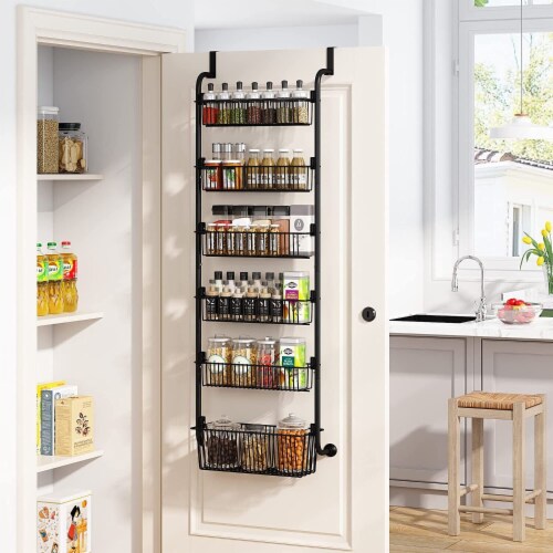 mDesign Large Wall Mount Vitamin Storage Organizer Shelf, 3 Tier