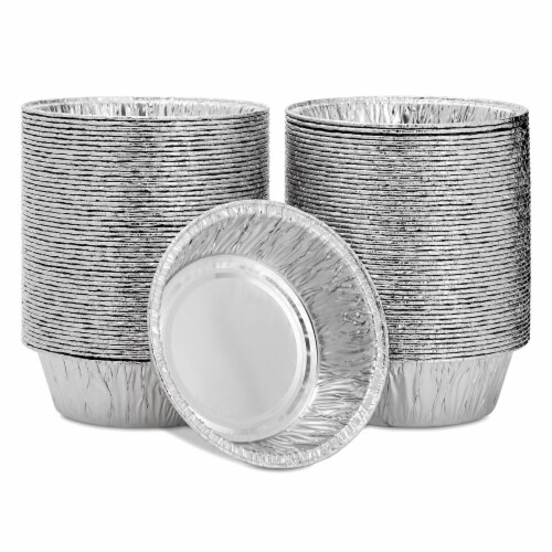 Shop Small 5 Foil Pie Pans: Silver Disposable Pie Pans: 5 Pie