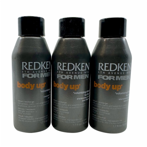 Redken for Men Body Up Volumizing Shampoo 1.7 OZ Set of 3 Perspective: front