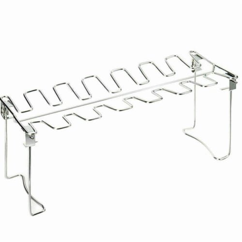 Kitcheniva Stainless Steel Non-Stick Grill Chicken Leg Stand Holder Perspective: front