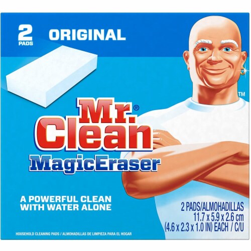 Mr. Clean Magic Eraser Original Scrub Sponge 2 Packs Perspective: front