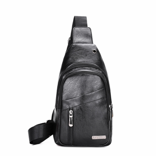 Kitcheniva Leather Chest Bags Black, 1 Pack - QFC