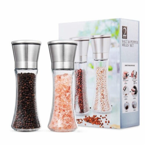 Kitcheniva Electric Salt and Pepper Grinder Mill, Set of 2 - Fry's Food  Stores