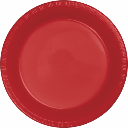Red disposable plates cheap