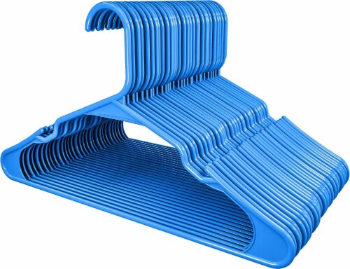 Kitcheniva Plastic Hangers Durable Slim Pack of 30 Blue, Pack of 30 - Kroger