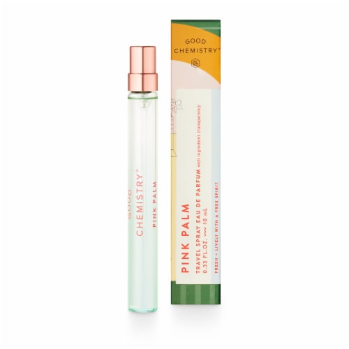 Good Chemistry® Pink Palm Travel Spray Perspective: front