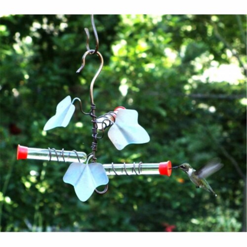 Songbird Essentials Copper Ivy Feeder 3 Tubes Perspective: front