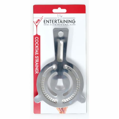 Entertaining Essentials EE108 Cocktail Strainer with Handle Perspective: front