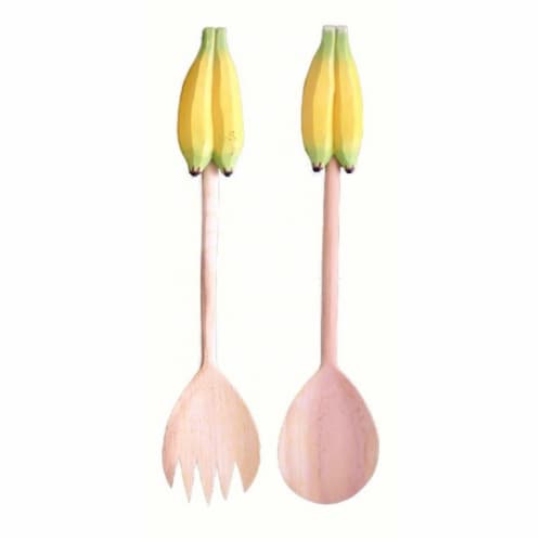 Songbird Essentials SE3950322 Deluxe Banana Salad Server Perspective: front
