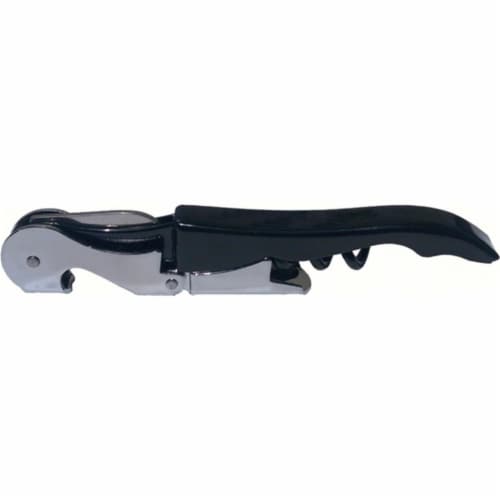 Wine Gift Essentials WE301UP Uprinted Corkscrew- Black Perspective: front
