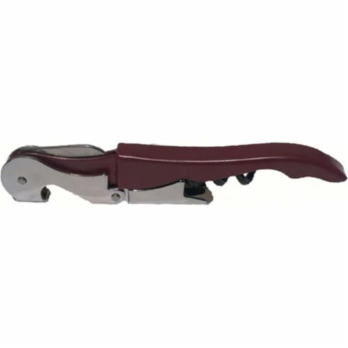 Wine Gift Essentials WE302UP Uprinted Corkscrew- Burgundy Perspective: front