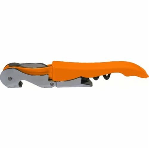 Wine Gift Essentials WE309UP Uprinted Corkscrew- Orange Perspective: front