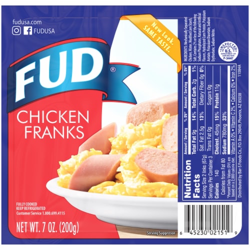 FUD Chicken Franks Perspective: front