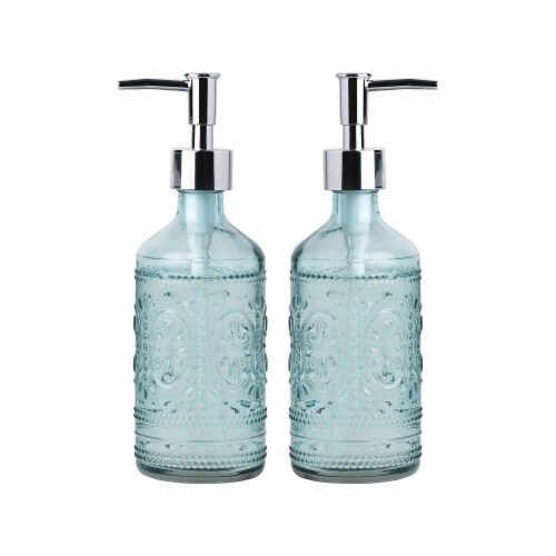 Bathroom soap and on sale lotion dispenser set