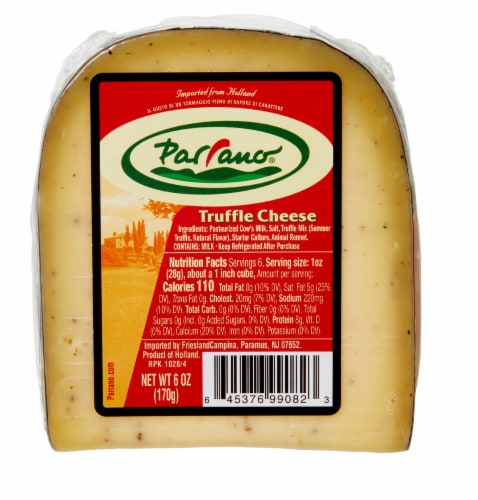 Parrano Gouda/Parmesan Truffle Cheese Perspective: front