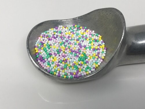 Nonpareils Spring Mix Pastel Bakery Topping Sprinkles 1 pound Perspective: front