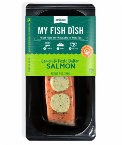 Bristol My Fish Dish Lemon and Pesto Butter Salmon