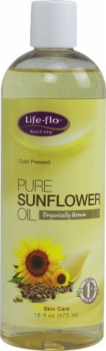 Life-Flo  Organic Pure Sunflower Oil Perspective: front